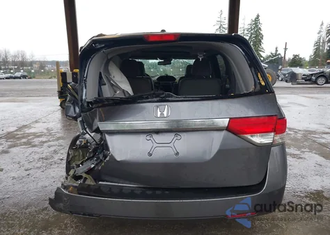 2014 Honda Odyssey Ex-L from USA, damaged, VIN 5FNRL5H67EB066414